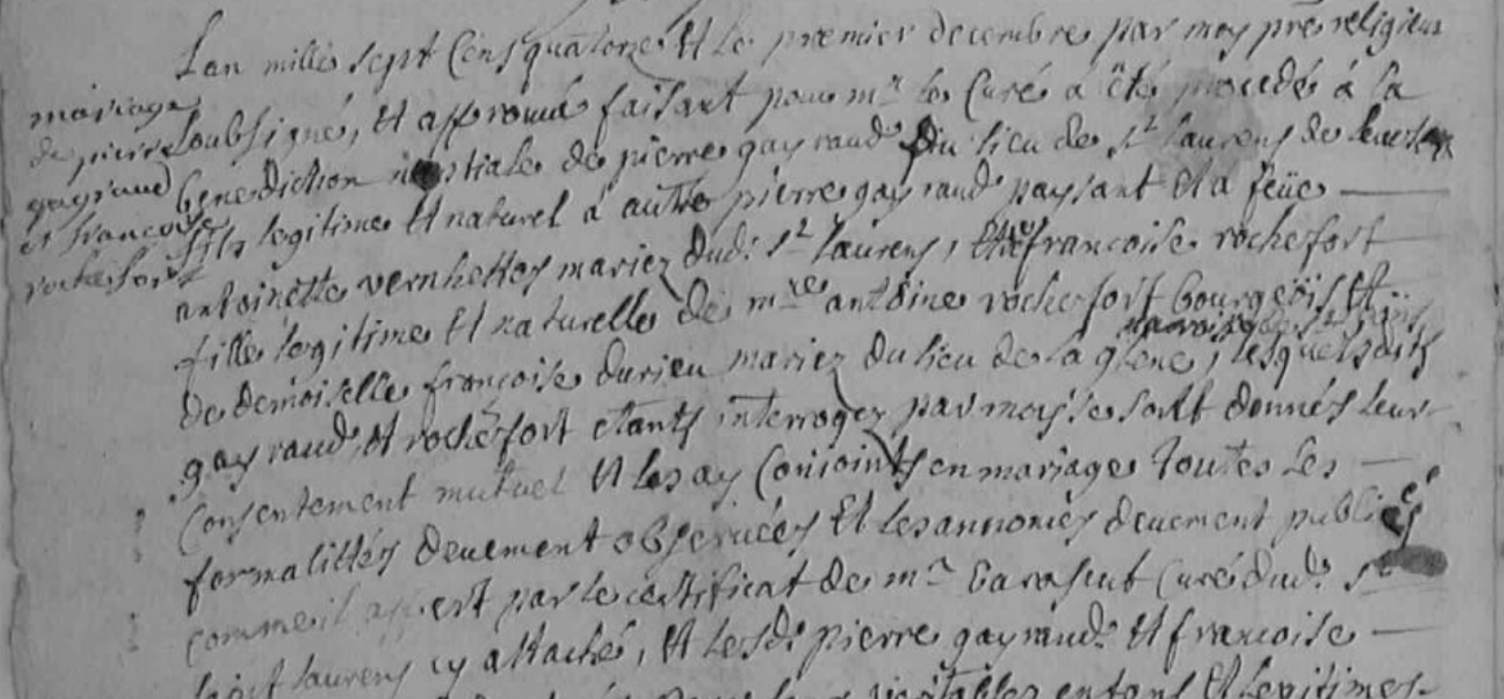 Mariage Gairaud Pierre - Rochefort Francoise 01_12_1714 -1.jpg